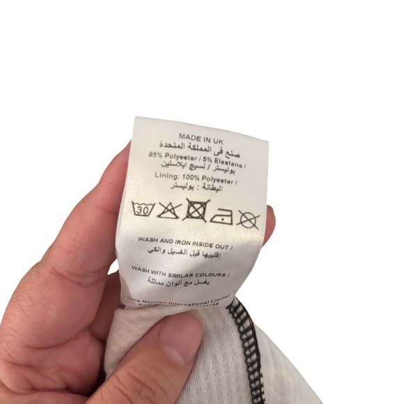 Jane Norman London Floral Tropical Bodycon Dress Black Multicolor US 8 / UK 12 - Picture 9 of 11